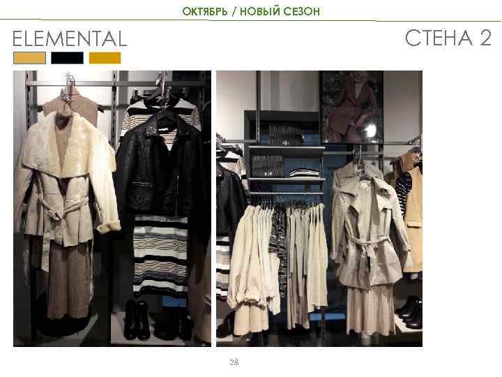 ОКТЯБРЬ / НОВЫЙ СЕЗОН СТЕНА 2 ELEMENTAL 28 