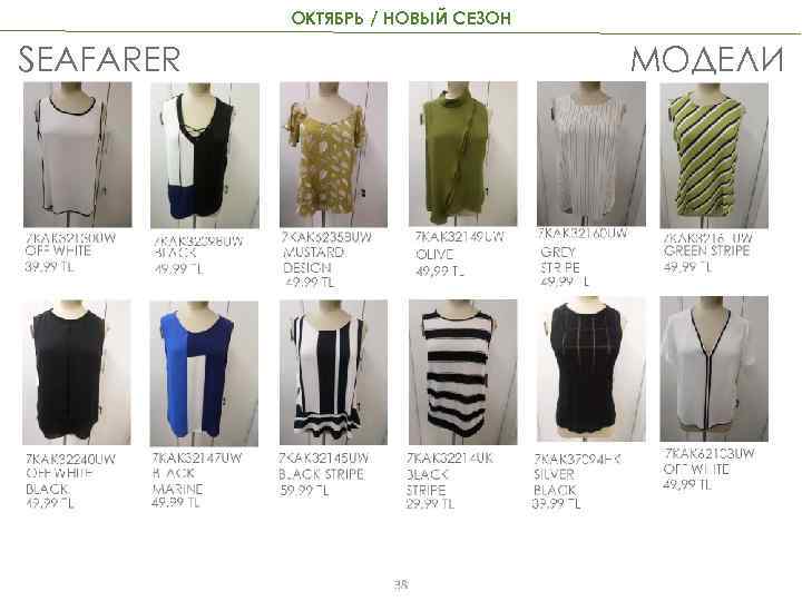 ОКТЯБРЬ / НОВЫЙ СЕЗОН SEAFARER МОДЕЛИ 38 