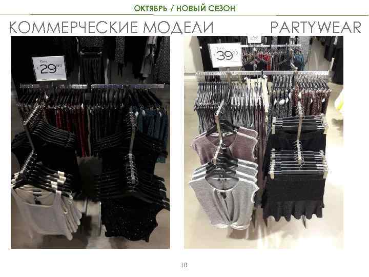 ОКТЯБРЬ / НОВЫЙ СЕЗОН КОММЕРЧЕСКИЕ МОДЕЛИ 10 PARTYWEAR 
