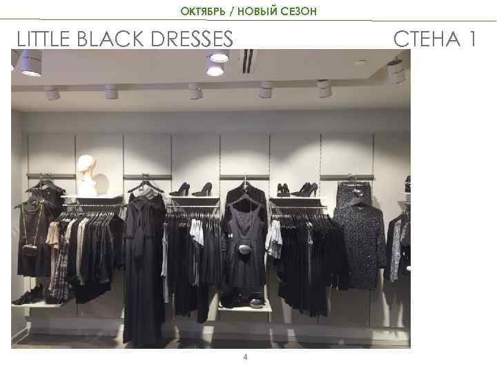 ОКТЯБРЬ / НОВЫЙ СЕЗОН LITTLE BLACK DRESSES СТЕНА 1 4 