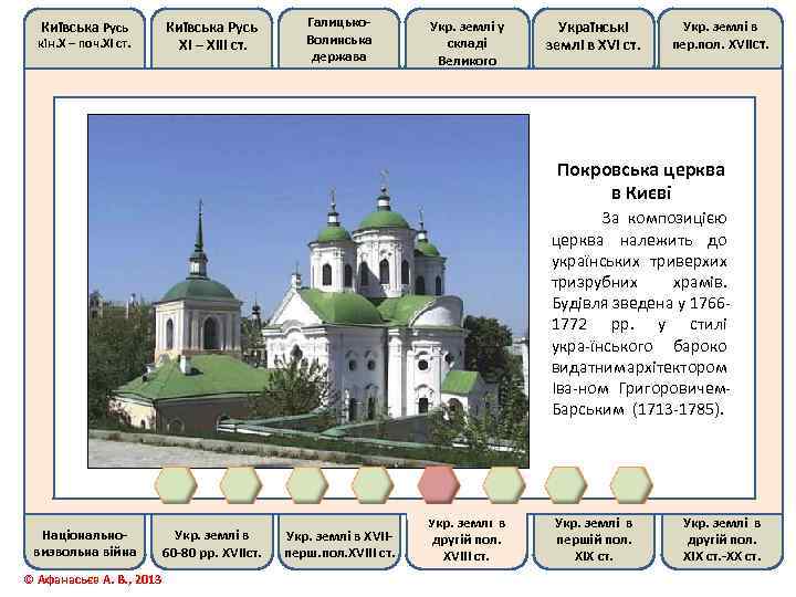 Київська Русь кін. Х – поч. ХІ ст. Київська Русь ХІ – ХІІІ ст.