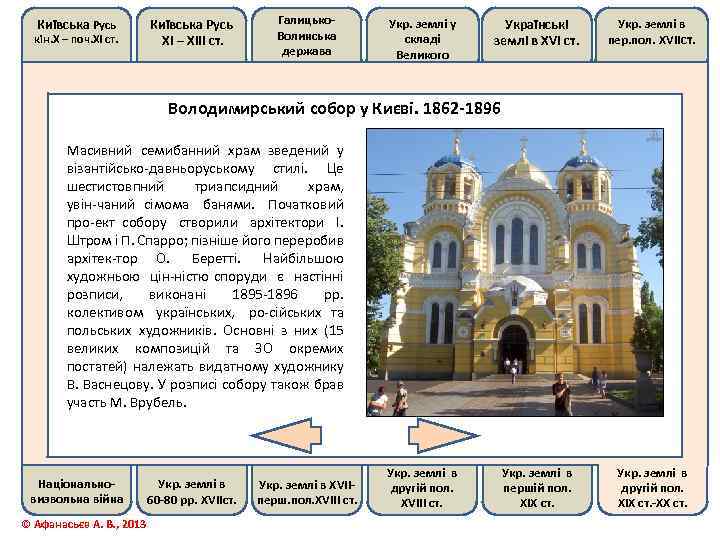 Київська Русь кін. Х – поч. ХІ ст. Київська Русь ХІ – ХІІІ ст.