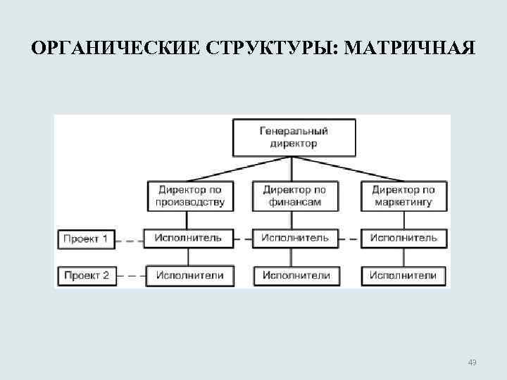 ОРГАНИЧЕСКИЕ СТРУКТУРЫ: МАТРИЧНАЯ 43 