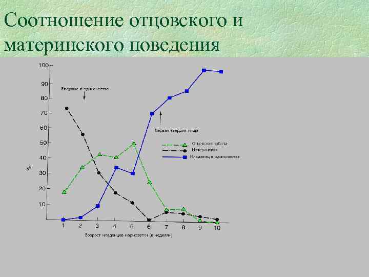 Соотношение отцовского и материнского поведения 