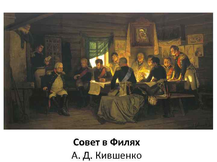 Совет в Филях А. Д. Кившенко 