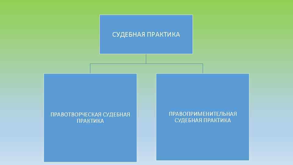 СУДЕБНАЯ ПРАКТИКА ПРАВОТВОРЧЕСКАЯ СУДЕБНАЯ ПРАКТИКА ПРАВОПРИМЕНИТЕЛЬНАЯ СУДЕБНАЯ ПРАКТИКА 