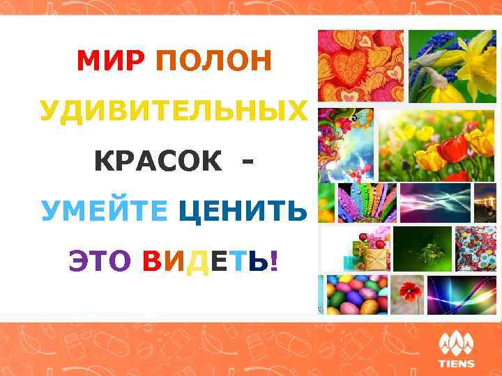 МИР ПОЛОН УДИВИТЕЛЬНЫХ КРАСОК УМЕЙТЕ ЦЕНИТЬ ЭТО ВИДЕТЬ! 