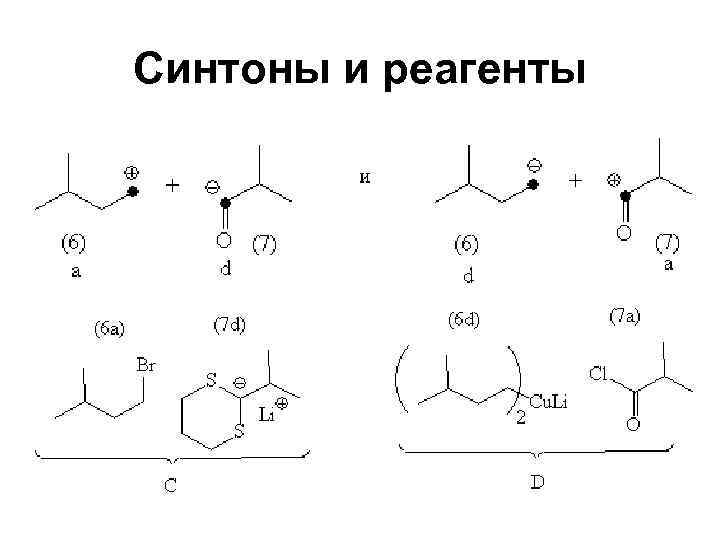 Синтоны и реагенты 