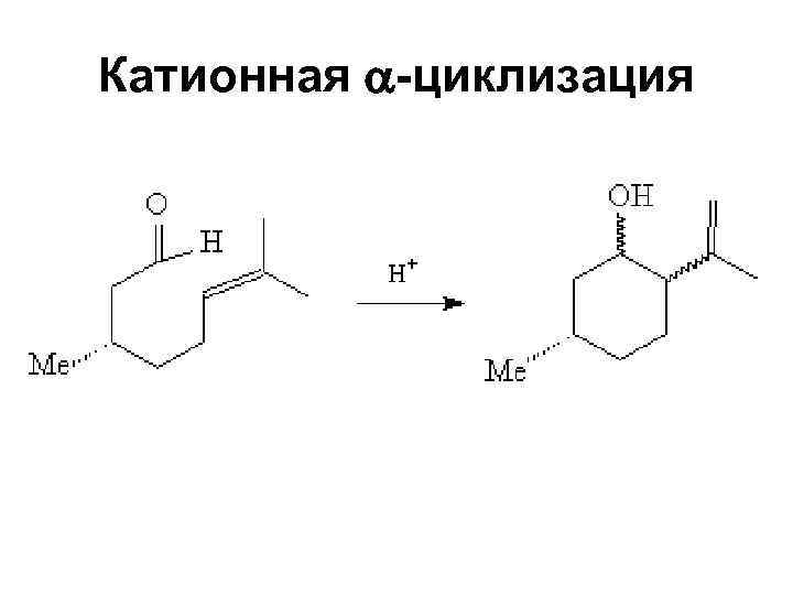 Катионная -циклизация 