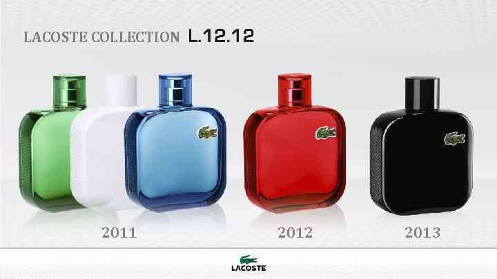 LACOSTE COLLECTION 2011 2012 2013 