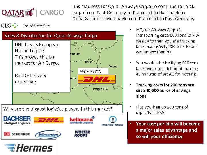 It is madness for Qatar Airways Cargo to continue to truck cargo from East