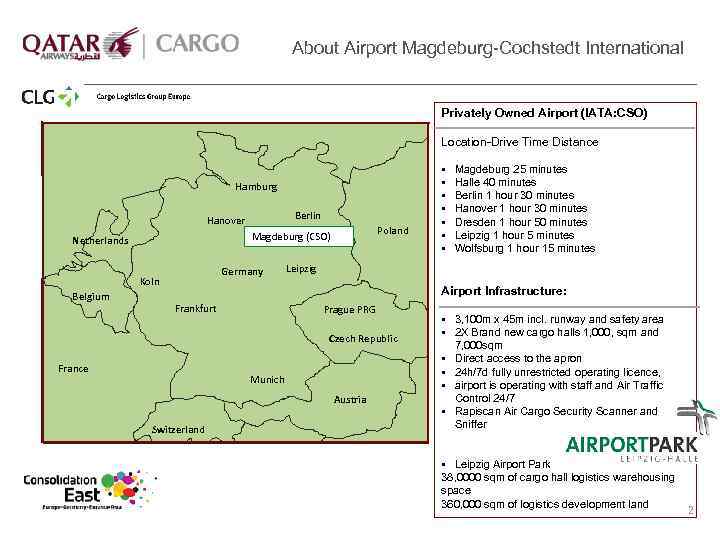 About Airport Magdeburg-Cochstedt International Privately Owned Airport (IATA: CSO) Location-Drive Time Distance Hamburg Berlin