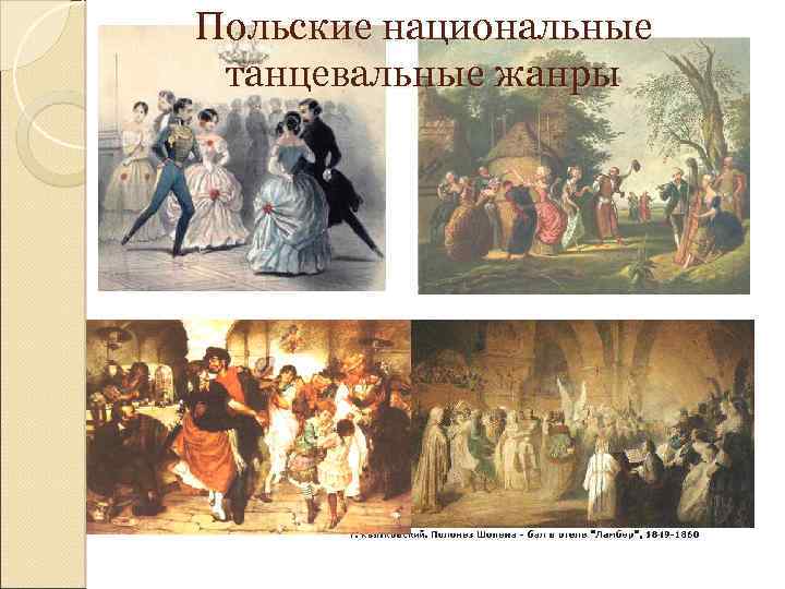 Польские национальные танцевальные жанры 