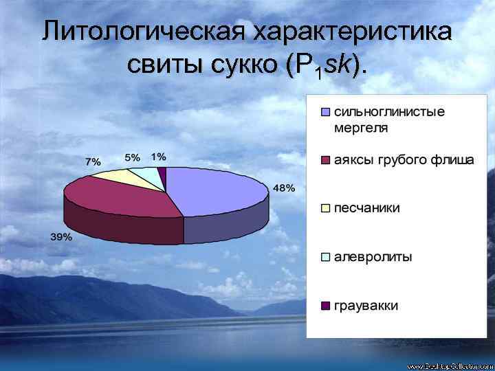 Литологическая характеристика свиты сукко (P 1 sk). 