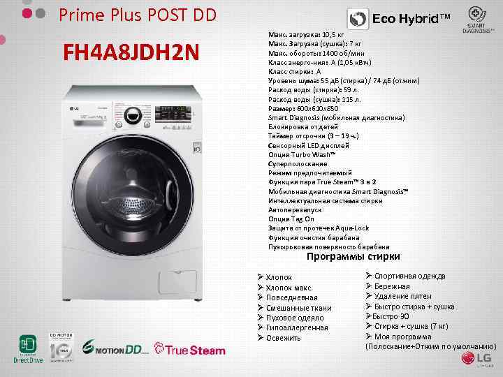 Prime Plus POST DD FH 4 A 8 JDH 2 N Eco Hybrid™ Макс.
