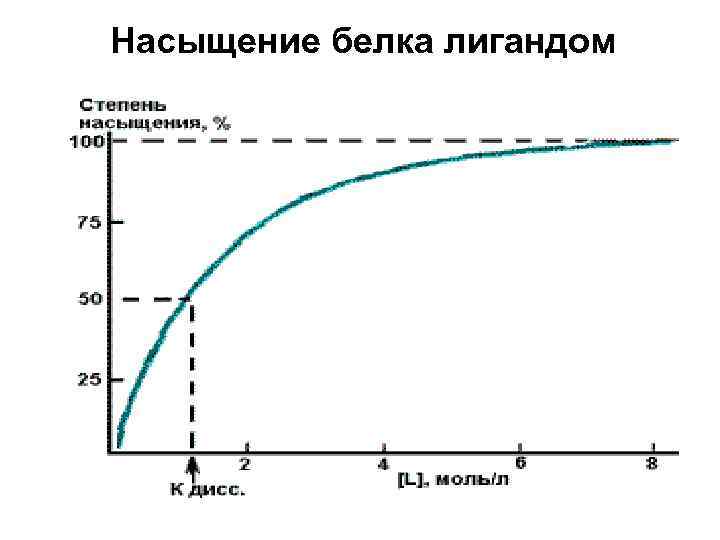 Насыщение белка лигандом 