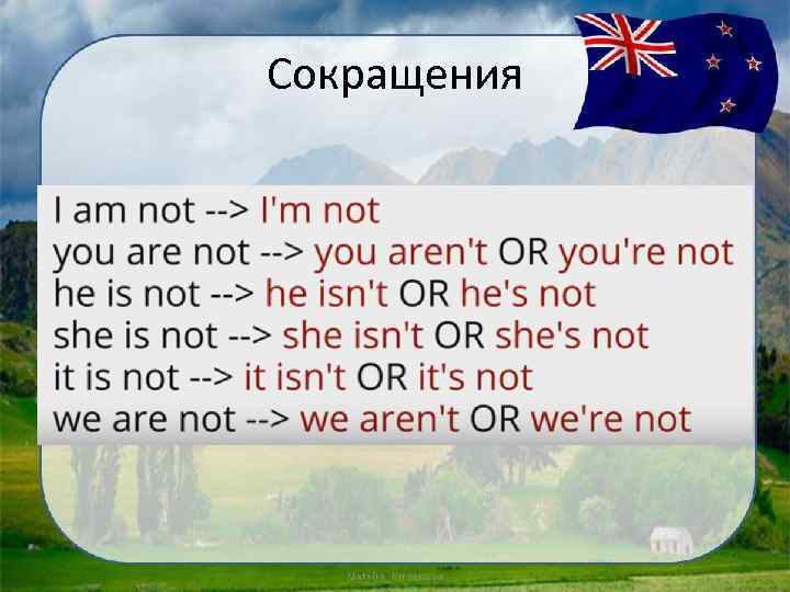 Сокращения 