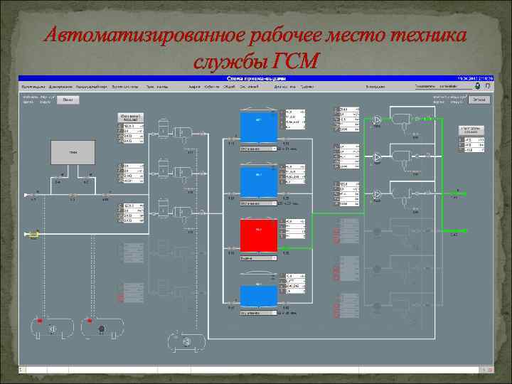 Автоматизированное рабочее место техника службы ГСМ 