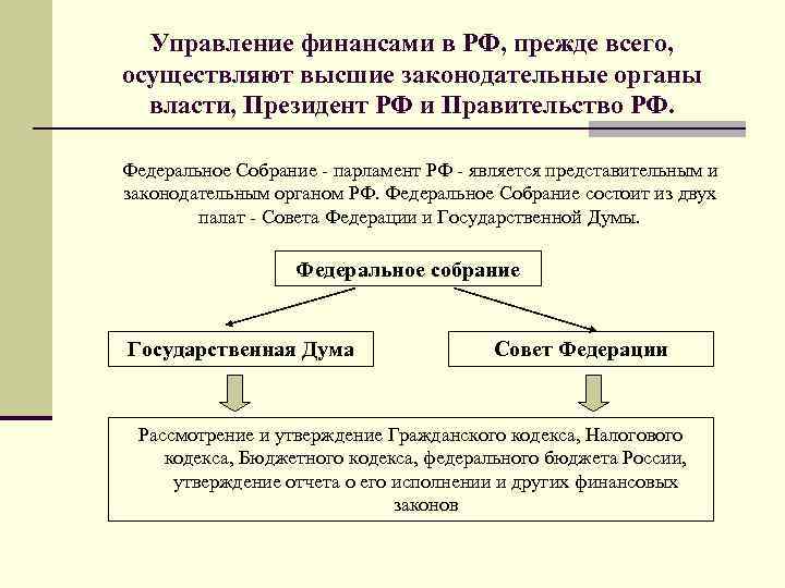 Развитие представительных органов в россии