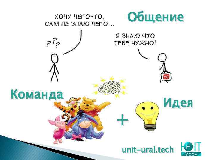 Общение Команда + Идея unit-ural. tech 