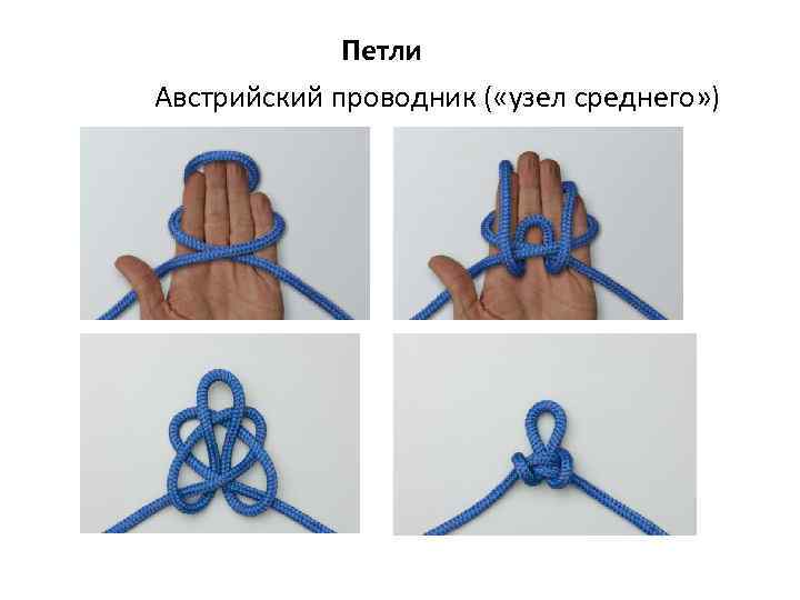 Петли Австрийский проводник ( «узел среднего» ) 