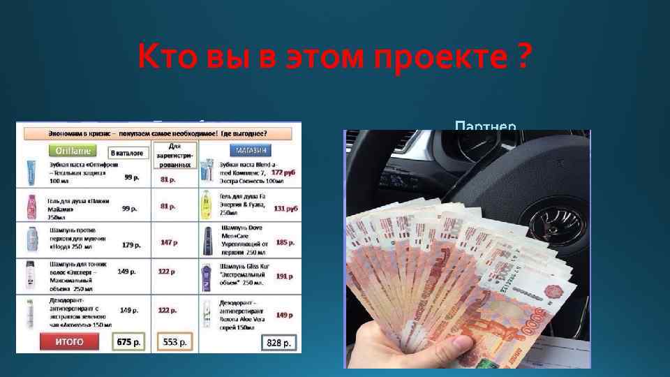 Кто вы в этом проекте ? 