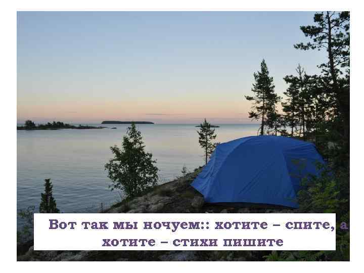 Вот так мы ночуем: : хотите – спите, а хотите – стихи пишите 