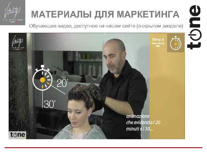 МАТЕРИАЛЫ ДЛЯ МАРКЕТИНГА Обучающее видео, доступное на нашем сайте (в скрытом разделе) 