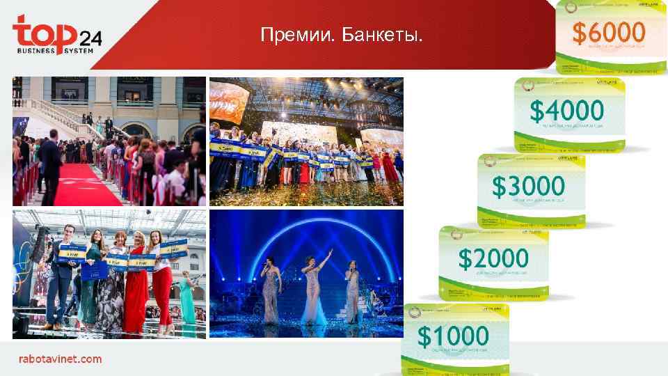 Премии. Банкеты. 