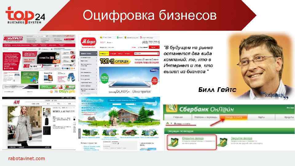 Оцифровка бизнесов 