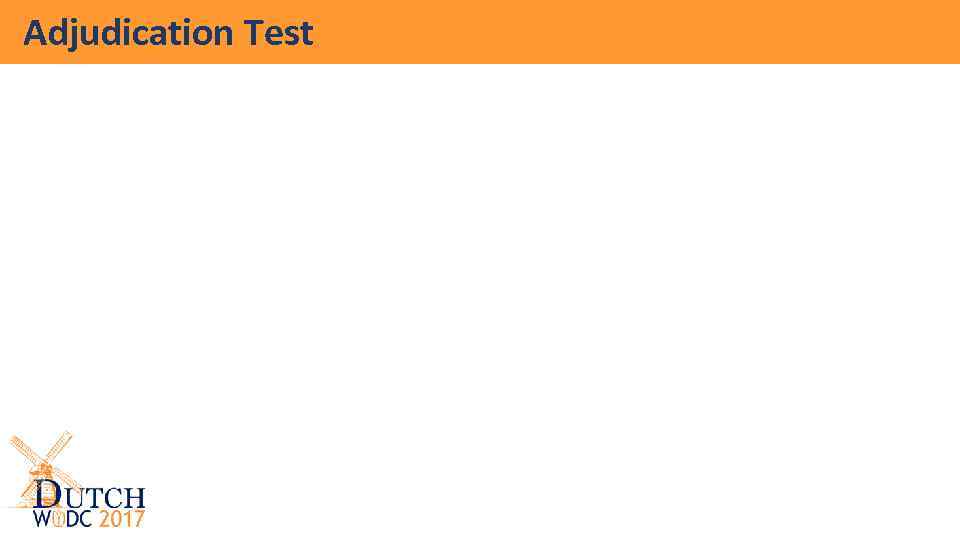 Adjudication Test 