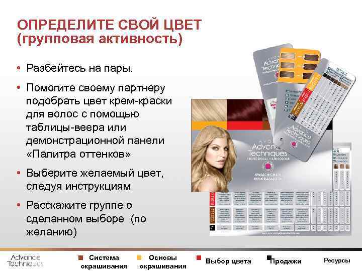 ОПРЕДЕЛИТЕ СВОЙ ЦВЕТ (групповая активность) • Разбейтесь на пары. • Помогите своему партнеру подобрать