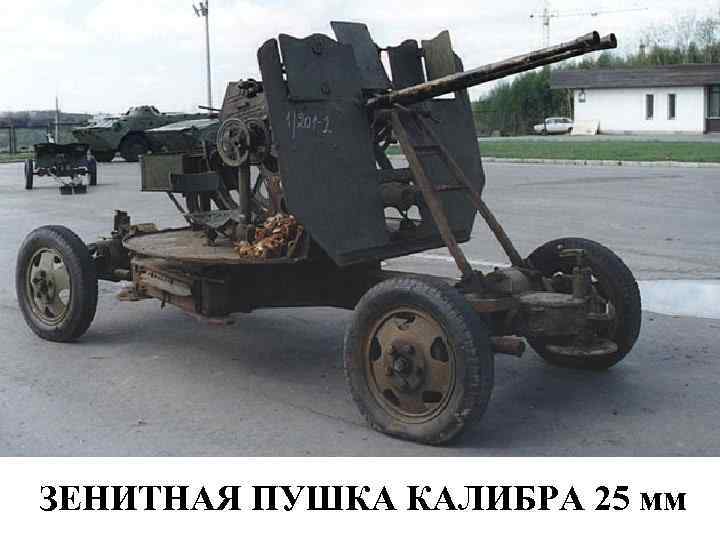ЗЕНИТНАЯ ПУШКА КАЛИБРА 25 мм 