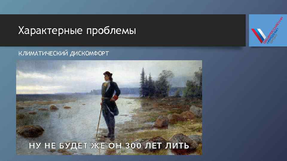 Характерные проблемы КЛИМАТИЧЕСКИЙ ДИСКОМФОРТ 