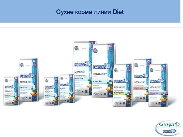 Cухие корма линии Diet 