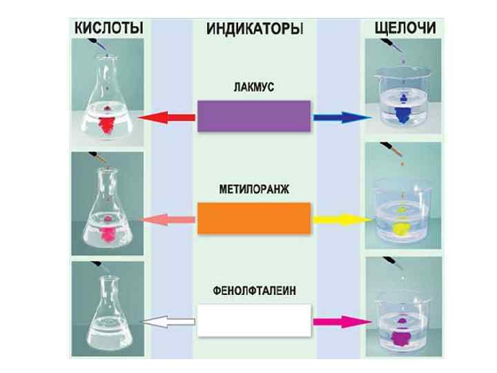 Окраска лакмуса: 