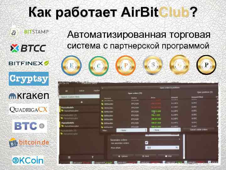 Как работает Air. Bit. Club? Автоматизированная торговая система с партнерской программой 