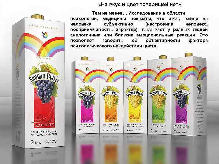  «На вкус и цвет товарищей нет» Тем не менее… Исследования в области психологии,