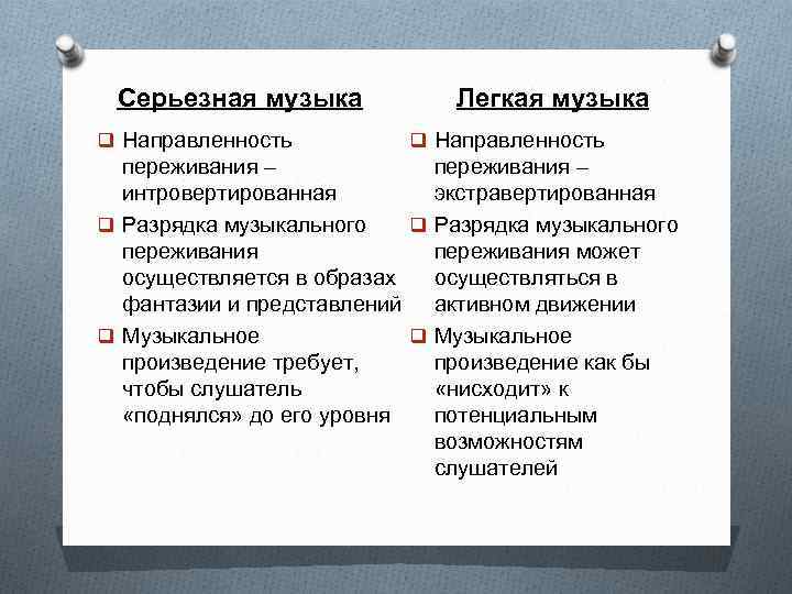 Музыка серьезная и легкая проблемы суждения мнения 6 класс проект по музыке