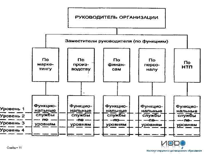 Слайд 11 Институт открытого и дистанционного образования 