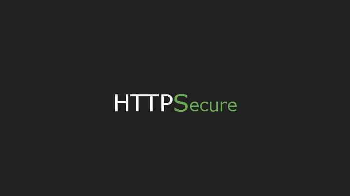 HTTPSecure 