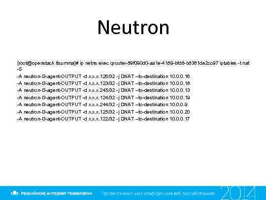 Neutron [root@openstack itsumma]# ip netns exec qrouter-89 f 090 d 0 -aa 1 e-4189