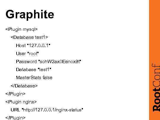 Graphite <Plugin mysql> <Database test 1> Host 