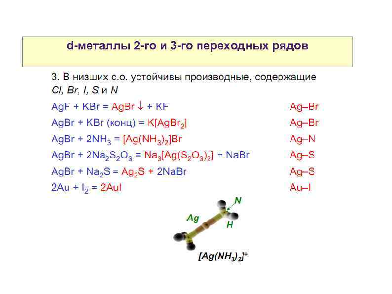 d-металлы 2 -го атомов р-элементов Свойства и 3 -го переходных рядов 