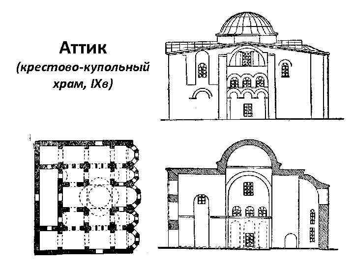 Аттик (крестово-купольный храм, IXв) 