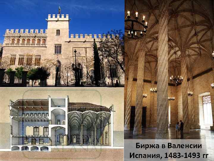 Биржа в Валенсии Испания, 1483 -1493 гг 