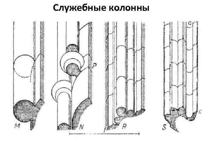 Служебные колонны 