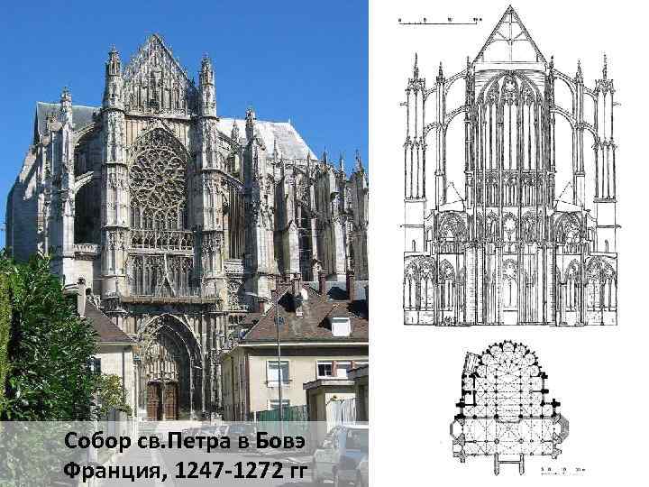 Собор св. Петра в Бовэ Франция, 1247 -1272 гг 