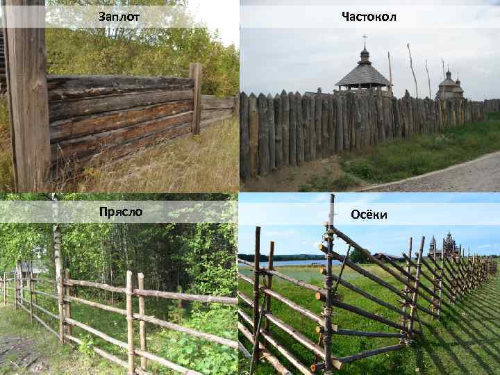 Заплот Частокол Прясло Осёки 