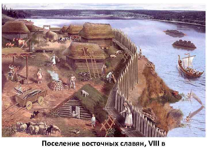 Поселение восточных славян, VIII в 